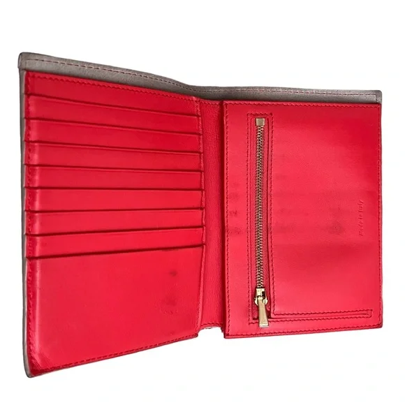 CELINE Wallet folio long leather